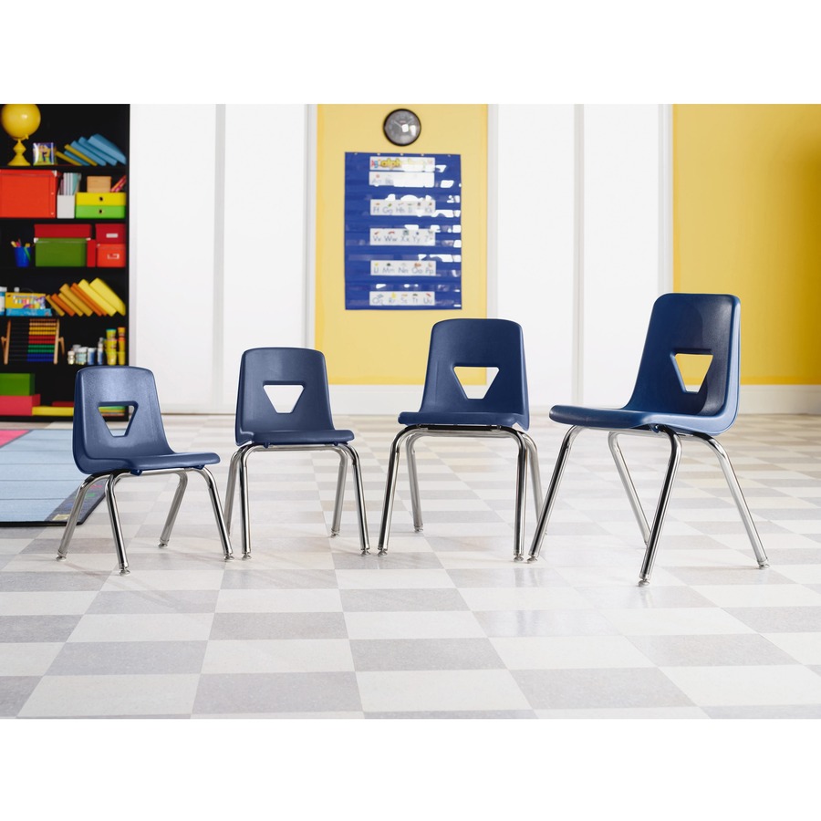 Lorell 16 Seat-Height Stacking Student Chairs