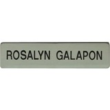 Xstamper Black Letterssilver Metal Uniform Badge