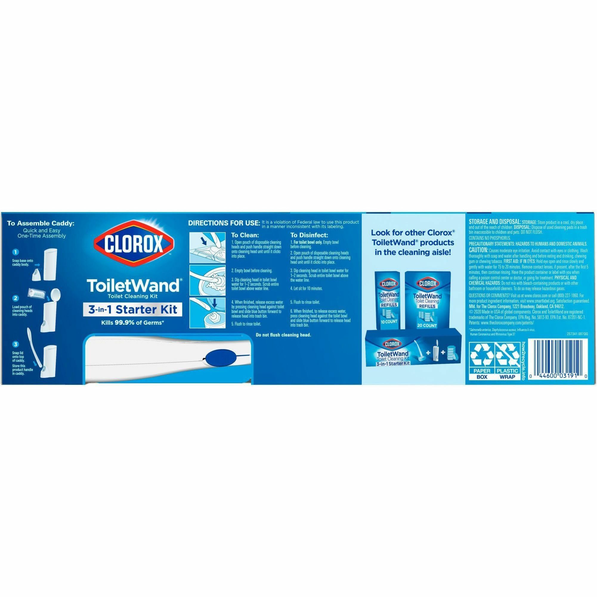 Clorox Toiletwand Disposable Toilet Cleaning System