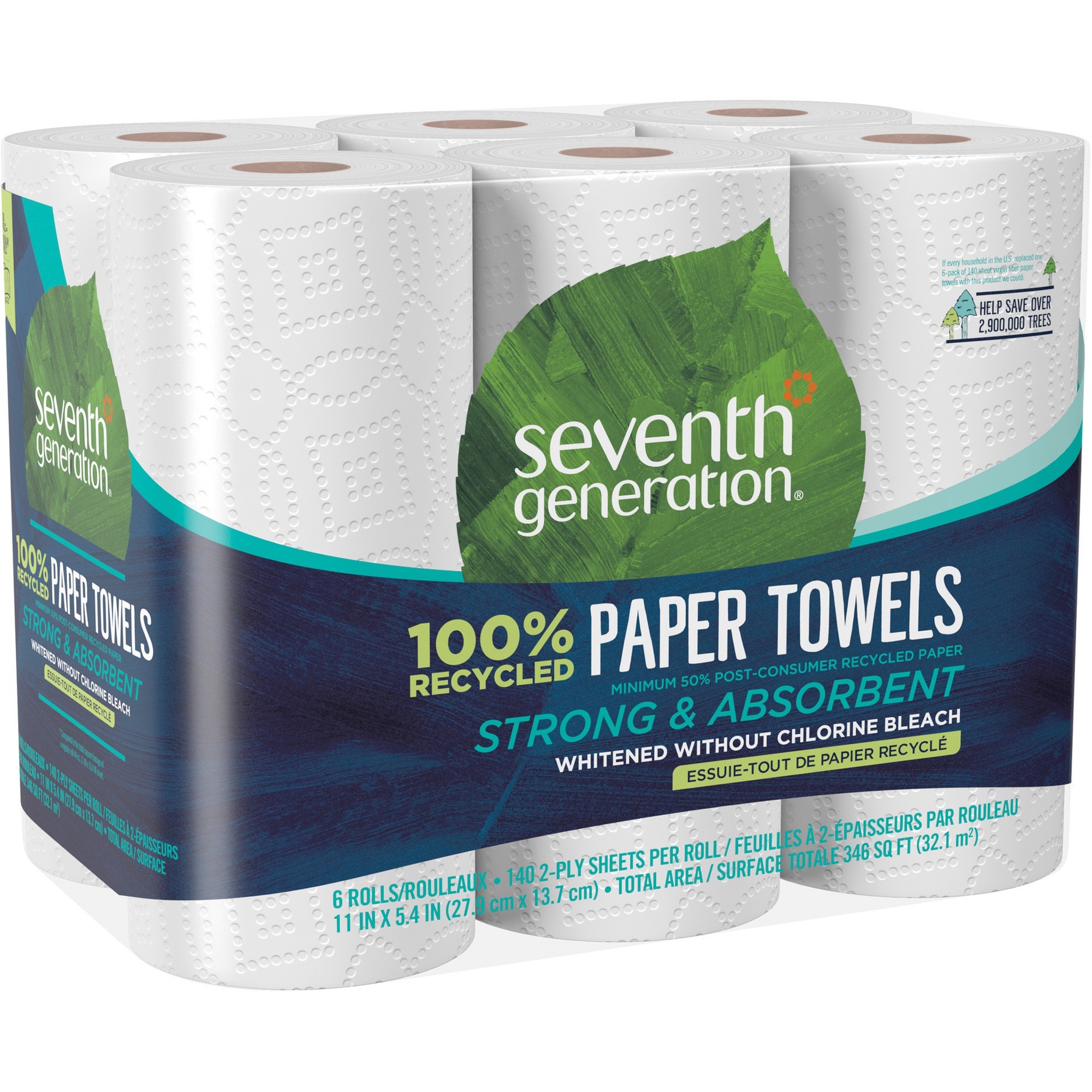 Seventh Generation 100 Recycled Paper Towels