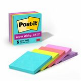 Post-It&Reg Super Sticky Notes - Supernova Neons Color Collection