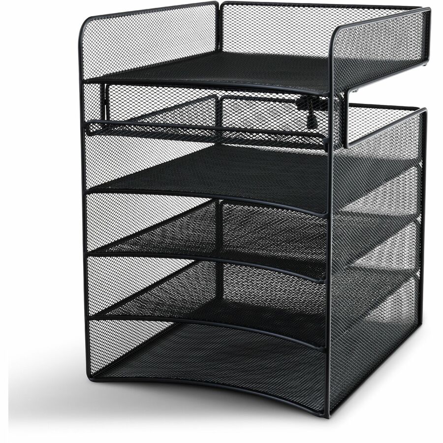 Safco Onyx Horizontal Hanging Desktop Storage