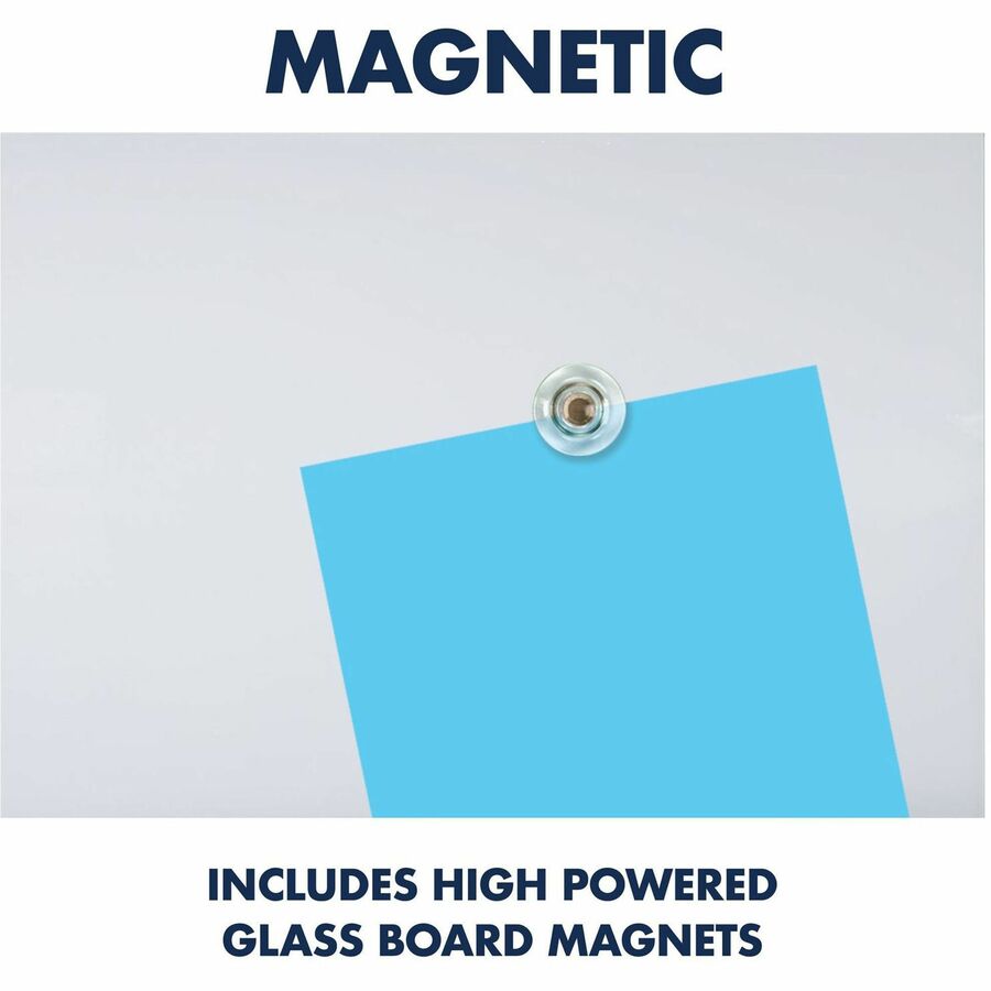 Quartet Invisamount Magnetic Glass Dry-Erase Board