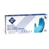 Safety Zone 12 Powder Free Blue Nitrile Gloves