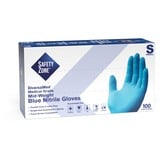 Safety Zone Powder Free Blue Nitrile Gloves