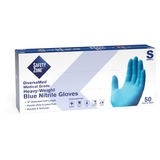 Safety Zone 12 Powder Free Blue Nitrile Gloves