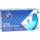 Safety Zone Powder Free Blue Nitrile Gloves