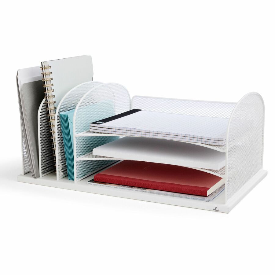 Safco Onyx 3 Tray3 Upright Section Desk Organizer