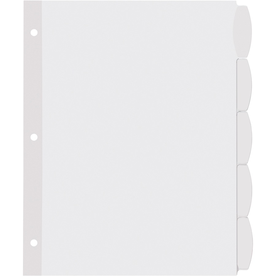 Avery&Reg Big Tab Printable White Label Dividers