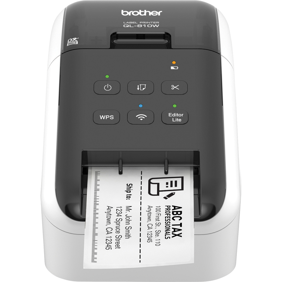 Brother Ql-810w Wireless Label Printer - Direct Thermal - Monochrome