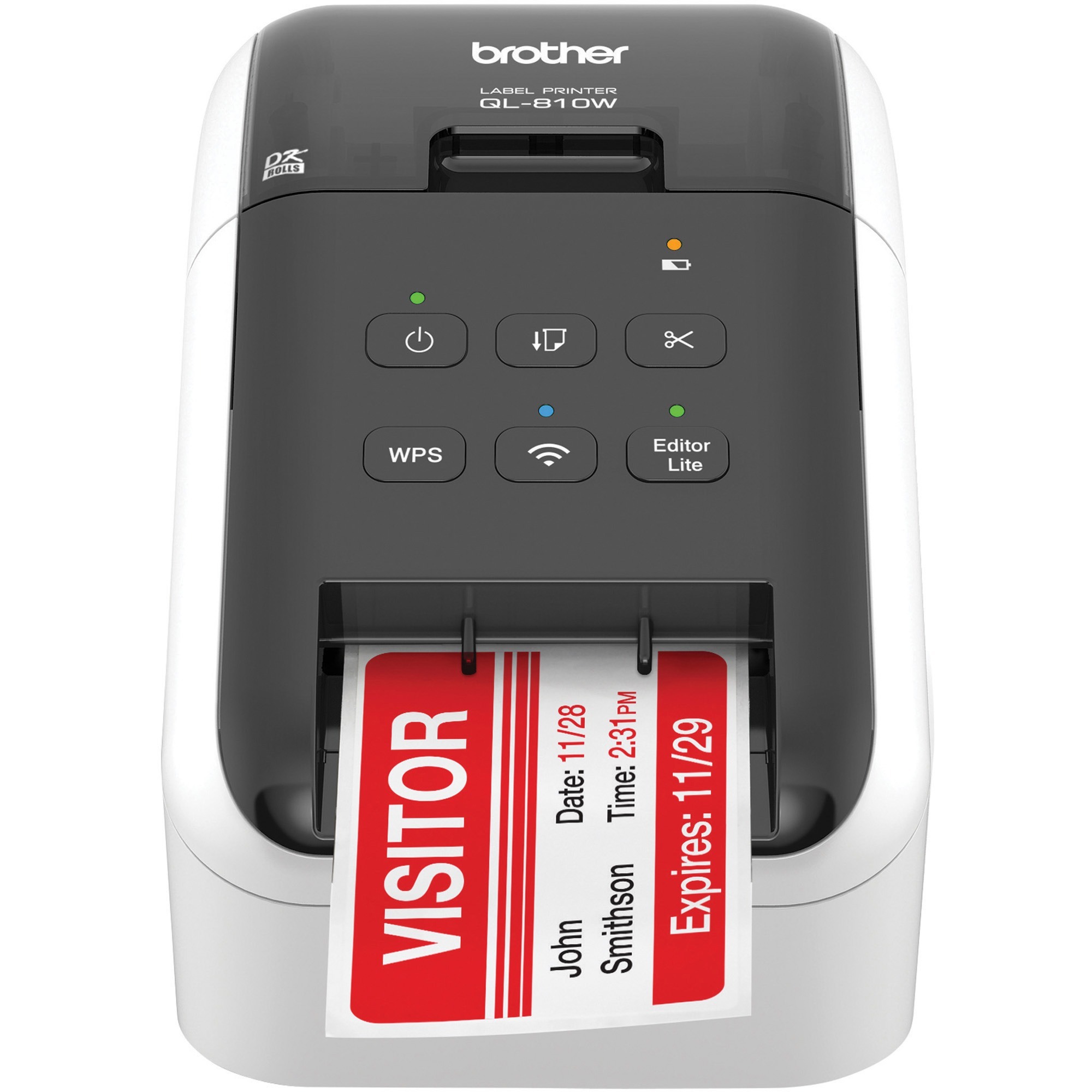 Brother Ql-810w Wireless Label Printer - Direct Thermal - Monochrome