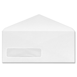 Business Source No 9 V-Flap Window Display Envelopes
