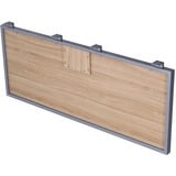 Lorell Concordia Series Latte Laminate Double-Wide Desk Leg