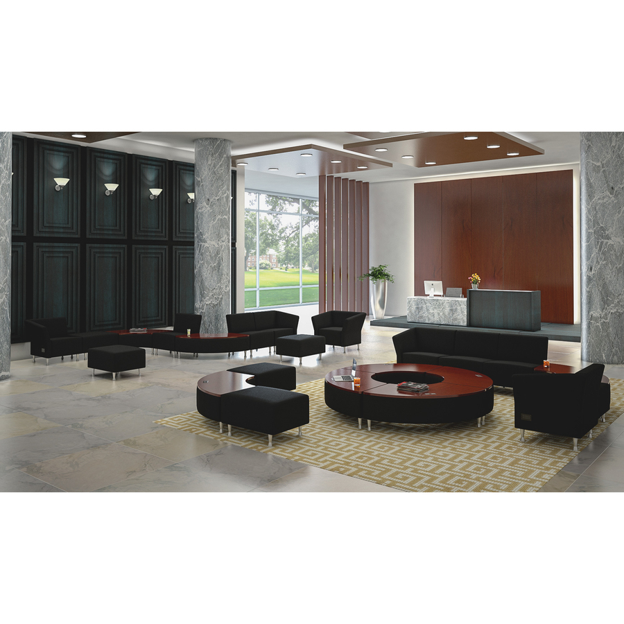 Lorell Fuze Modular Series Armless Lounge Chair