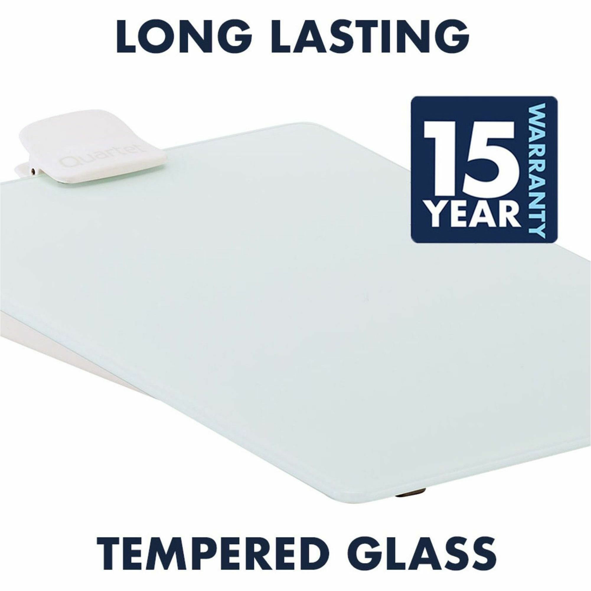 Quartet Glass Dry-Erase Desktop Easel