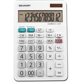 Sharp El-334wb 12 Digit Professional Large Desktop Calculator with Kick Stand Display