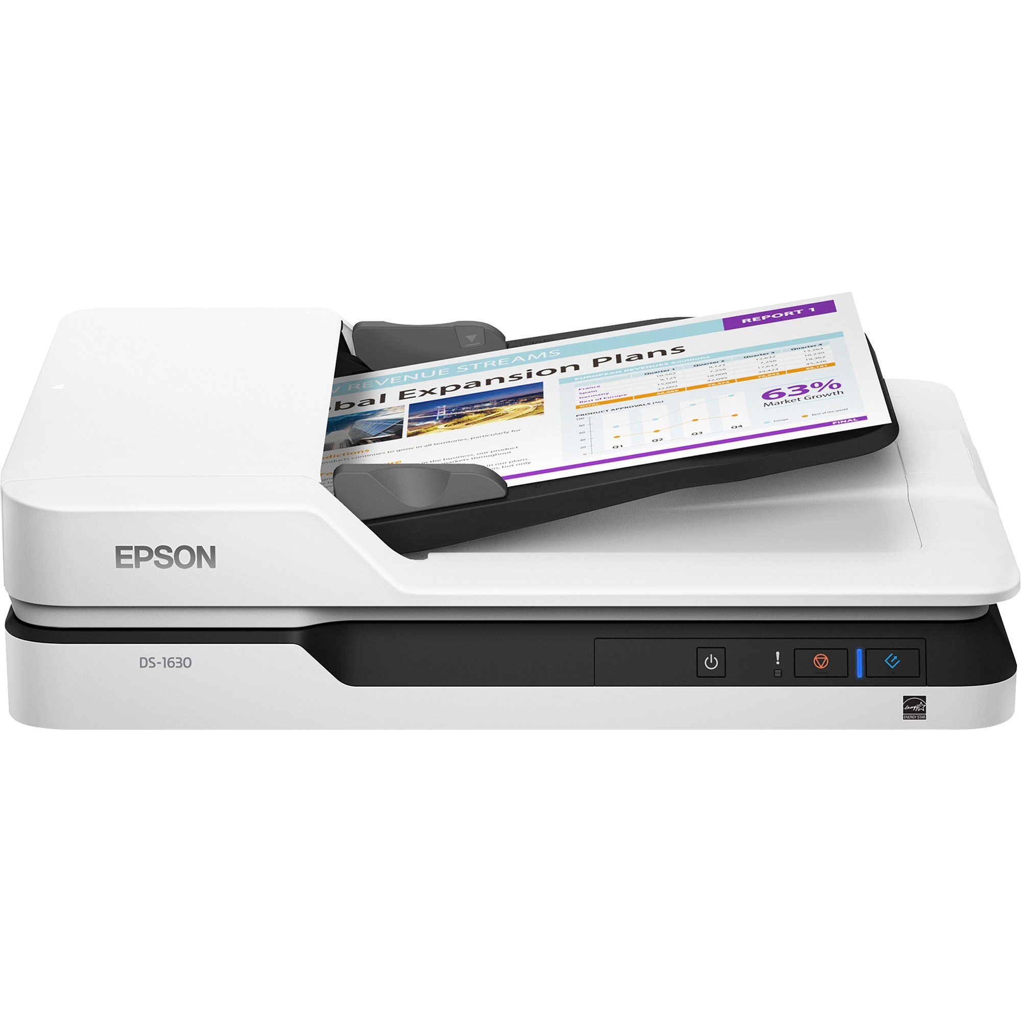 Epson Workforce Ds-1630 Flatbed Scanner - 1200 Dpi Optical