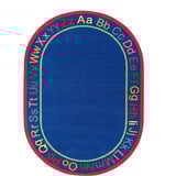 Flagship Carpets Know Your Abcs Oval Rug