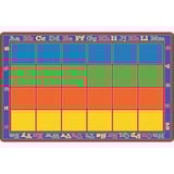 Flagship Carpets Primary Colors Square Grids Rug