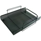 Artistic Urban Collection Punched Metal Letter Tray 85 X 11 Black