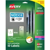 Avery&Reg Easy Align Self-Laminating Id Labels