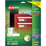 Avery&Reg Easy Align Self-Laminating Id Labels