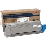 Oki Original Led Toner Cartridge - Black - 1 Each