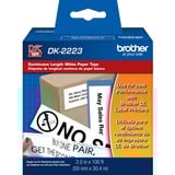 Brother Dk2223 - White Continuous Length Paper Tape