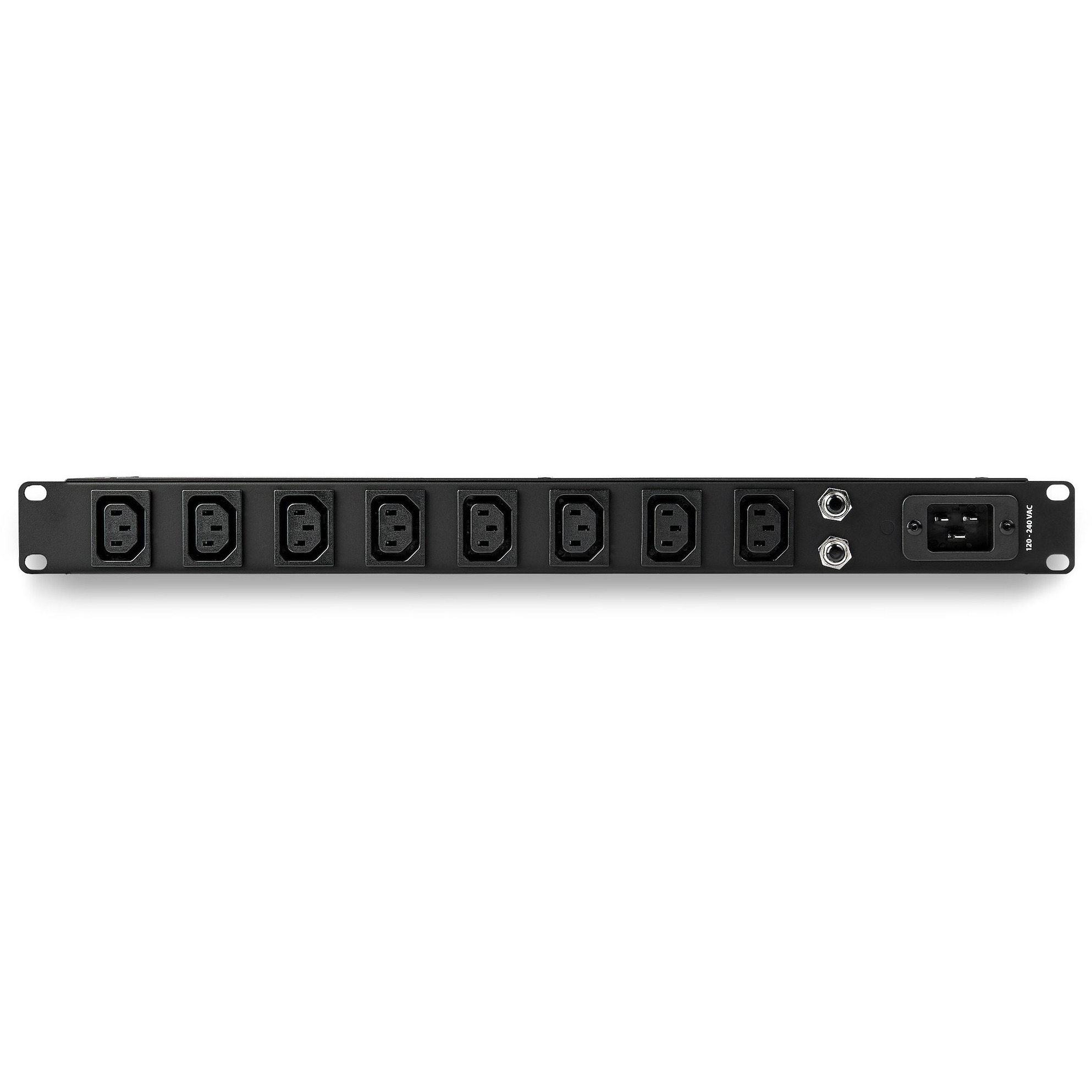 Startechcom 1u 19 8 Port Rack Mount Pdu Iec C13 Socket Rackmount Power ...