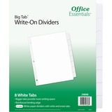 Avery&Reg Office Essentials Big Tab Write-on Tab Dividers