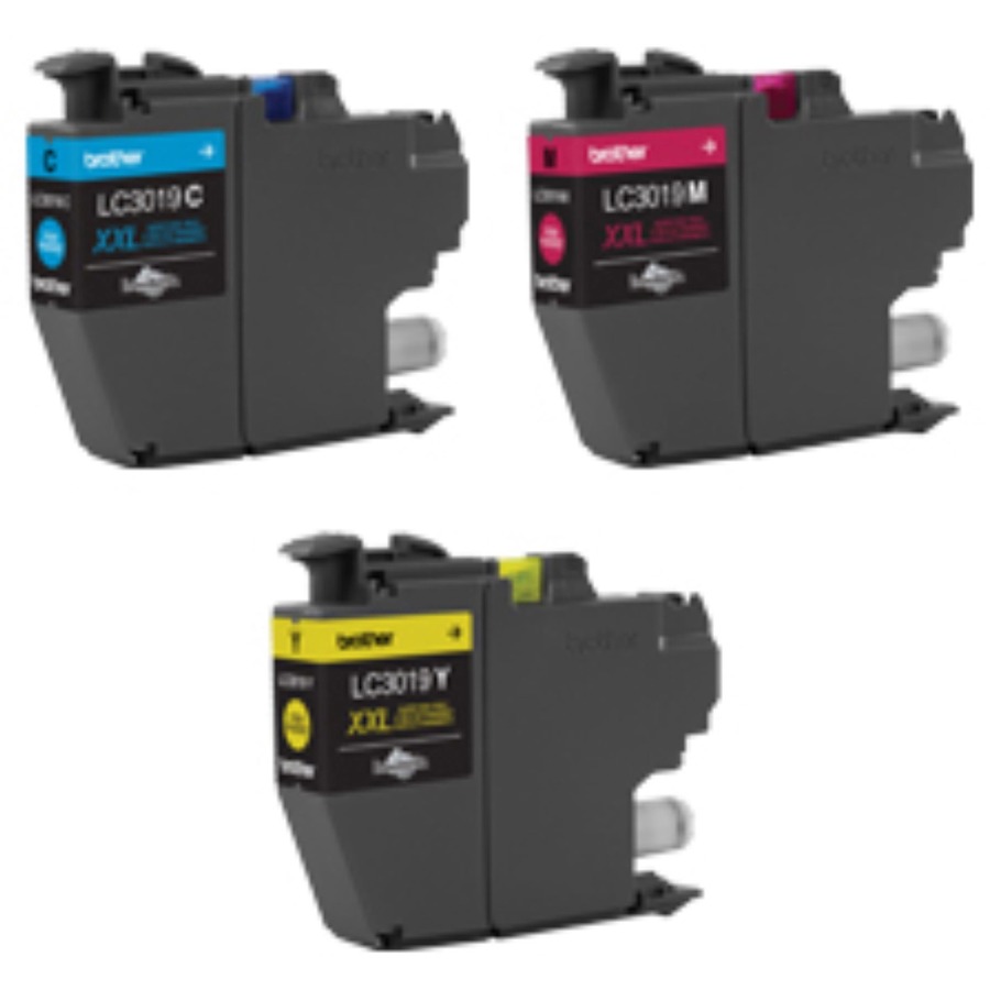 Brother Lc30193pk Original Inkjet Ink Cartridge - Cyan Magenta Yellow - 3 Pack