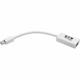 Tripp Lite Keyspan Mini Displayport to Hdmi Active Adaptervideo Converter (Mf) 4k 60 Hz Dp 12 Hdcp 22 White 6 in