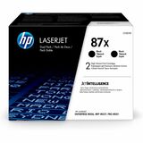 Hp 87x (Cf287xd) Original High Yield Laser Toner Cartridge - Black - 2 Carton