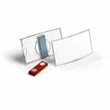 Durable&Reg Deluxe Convex & Magnetic Name Badge