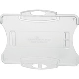 Durable&Reg Open Style Single Id-Card Holder