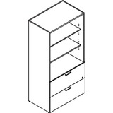 Lacasse Concept 300 Bookshelf - 2-Drawer