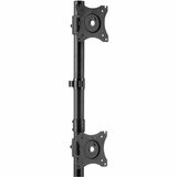 Startechcom Vertical Dual Monitor Stand Heavy Duty Steel Monitors Up to 27 (22lb10kg) Vesa Monitor Computer Monitor Stand