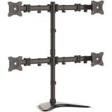 Startechcom Quad Monitor Stand Crossbar Steel Monitors Up to 27 (176lb8kg) Vesa Monitor Computer Monitor Stand Monitor Arm