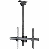 Startechcom Ceiling Tv Mount - 18 to 3 Short Pole - 32 to 75 Tvs with a Weight Capacity of Up to 110 Lb (50 Kg) - Telescopic Pole Can Extend From 22 to 335 (560 to 910 Mm) - Ceilin
