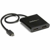 Startechcom Usb-C to Dual Hdmi Adapter Usb Type-C Multi-Monitor Mst Hub Dual 4k 30hz Hdmi Laptop Display Extendersplitter Windows