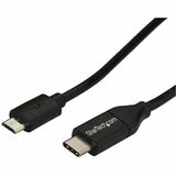 Startechcom 2m 6 Ft Usb C to Micro Usb Cable - Mm - Usb 20 - Usb-C to Micro Usb Charge Cable - Usb 20 Type C to Micro B Cable