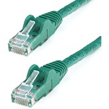Startechcom 1ft Cat6 Ethernet Cable - Green Snagless Gigabit - 100w Poe Utp 650mhz Category 6 Patch Cord Ul Certified Wiringtia