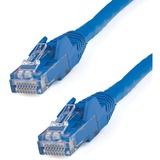 Startechcom 8ft Cat6 Ethernet Cable - Blue Snagless Gigabit - 100w Poe Utp 650mhz Category 6 Patch Cord Ul Certified Wiringtia