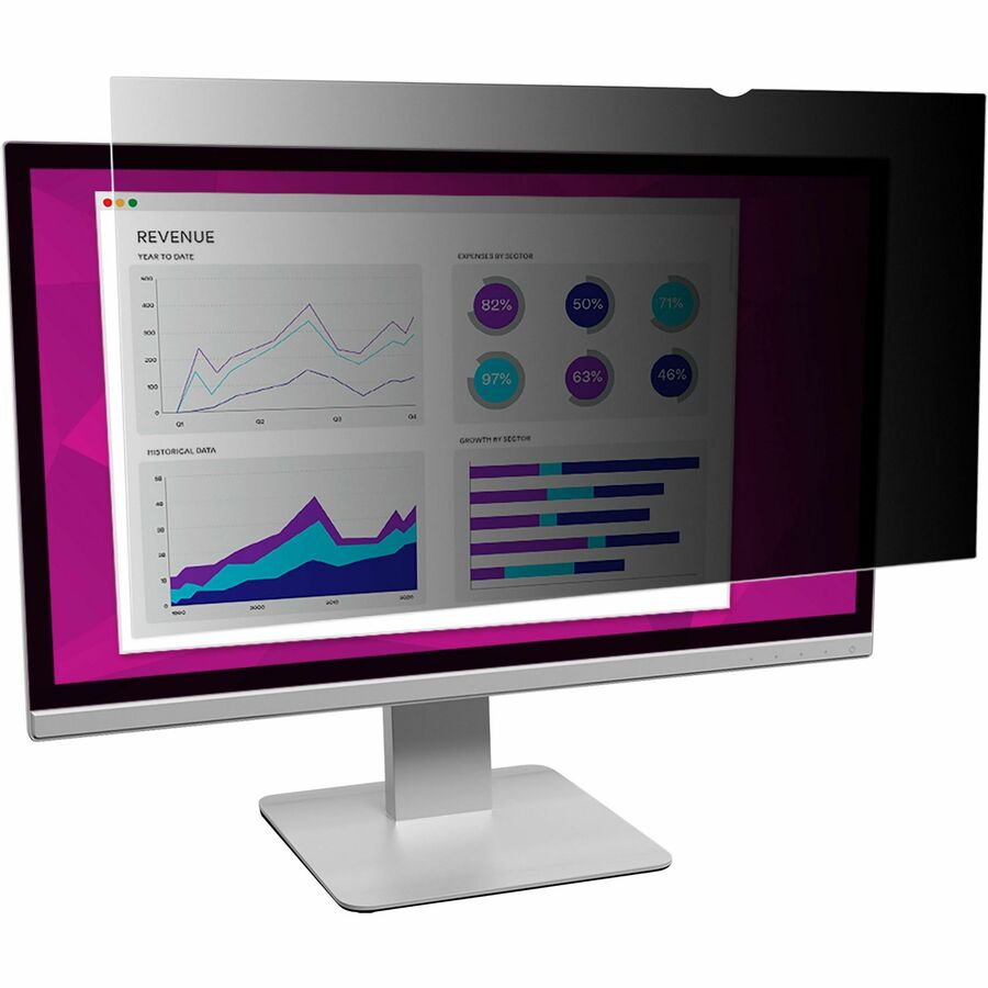 3m&Trade High Clarity Privacy Filter for 24in Monitor 1610 Hc240w1b