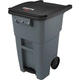 Rubbermaid Commercial Brute 50-Gallon Step on Rollout Container