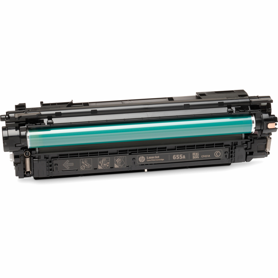 Hp 655a (Cf451a) Original Laser Toner Cartridge - Cyan - 1 Each