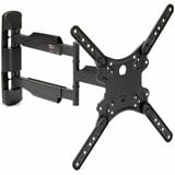 Startechcom Full Motion Tv Wall Mount for 32-55 Inch Vesa Display - Heavy Duty Articulating Adjustable Flat Screen Tv Wall Mount Bracket