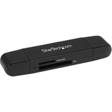 Startechcom Usb 30 Memory Card Reader for Sd and Microsd Cards - Usb-C and Usb-a - Portable Usb Sd and Microsd Card Reader