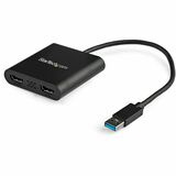 Startechcom Usb 30 to Dual Hdmi Adapter 1x 4k & 1x 1080p External Graphics Card Usb Type-a Dual Monitor Display Adapter Windows Only