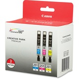 Canon Cli-251xl Original Inkjet Ink Cartridge - Cyan Magenta Yellow - 3 Pack